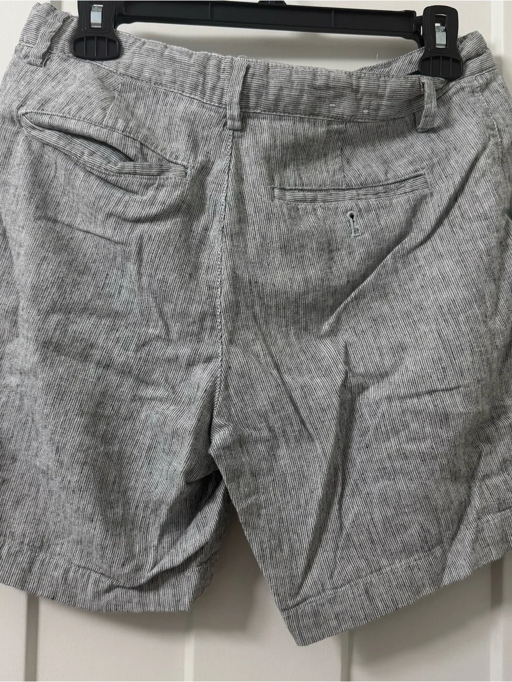 Banana Republic Men’s Chino Short Linen Blend Gray Size 29